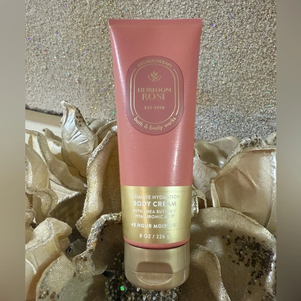 Heirloom Rose & Lavander +Vanilla Body Creams with natural essential oils